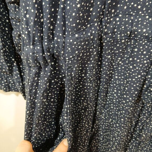 Joules Star And Polka Dot Print Midi Dress - Picture 11 of 12